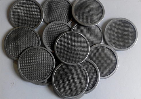Round Frame Stainless Steel Wire Cloth Disk 314L